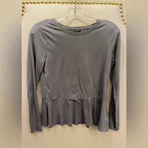 Gapkids ruffle top XXL (14-16) Blue—Gray